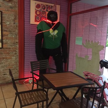 Voodoo Doughnut - Don't panic. It's not a real gorilla. - Donuts Near Me - Eugene, Oregon