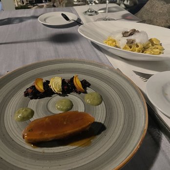 Sunset Monalisa - Duck confit and truffle pasta - Mediterranean Near Me - Cabo San Lucas, BCS