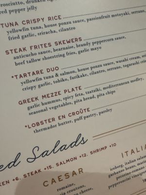 Menu photo 1 The Finch Nashville, TN