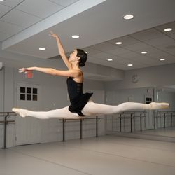 High-energy jazz dance classes focused on technique, flexibility, turns, leaps, and expressive movement.