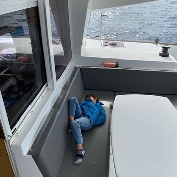 Charters  Unplugged - Outside dinning - Boat Charters Near Me