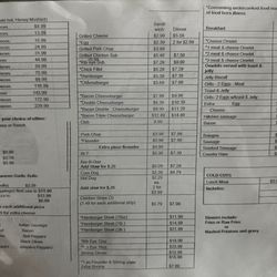 Fountain's Grocery - Menu