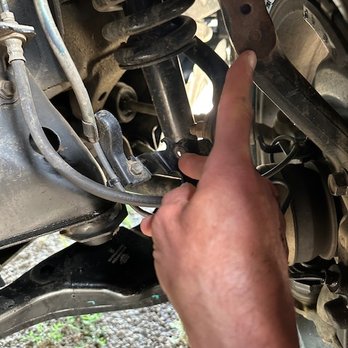 Brakes Plus - where the bolt is supposed to be - Auto Repair Near Me - Arvada, Colorado