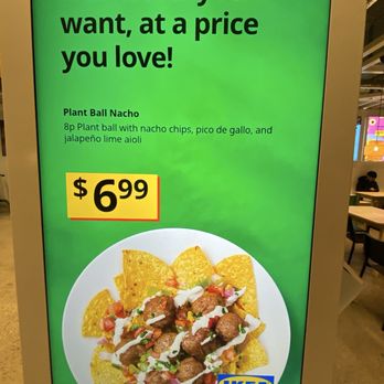 Ikea - New menu Plant Ball Nachos - Furniture Stores Near Me - Scarborough, Ontario