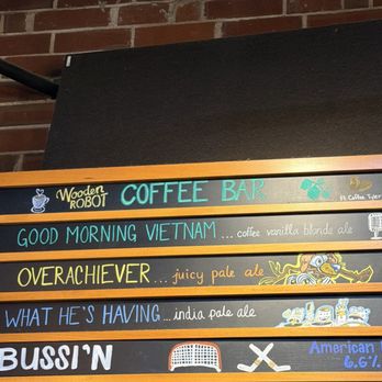 Wooden Robot Brewery - Yum the vanilla coffee beer - Breweries Near Me - Charlotte, North Carolina Wooden Robot Brewery - Yum the vanilla coffee beer - Breweries Near Me - Charlotte, North Carolina