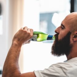 Philip Nicholas - Pre-beard trim beer