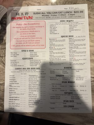 Menu photo 2 Momotaro Lubbock, TX Menu photo 2 Momotaro Lubbock, TX