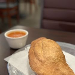 Carollo’s Family Restaurant & Pizza - Panzarotti with pepperoni and black olives