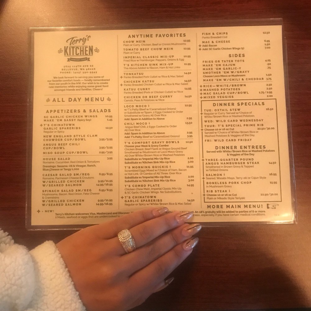 Terry's Kitchen - Comfort Food Near Me - Bellevue, Washington Terry's Kitchen - Comfort Food Near Me - Bellevue, Washington