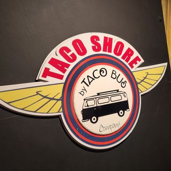 Taco Shore - Taco Shore Logo on wall (rear entrance) - Mexican Near Me - Long Beach, California