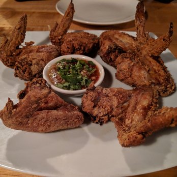 Mint Thai Kitchen - Fried chicken wings - Thai Near Me - Houston, Texas