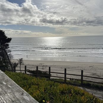 Sunset State Beach - View of beach from parking lot. - Beaches Near Me - Watsonville, California