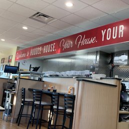 the interior of a restaurant