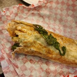 Milano Pizza - Rotten veggies in my Milano wrap! $14 for this ? Disappointed!!