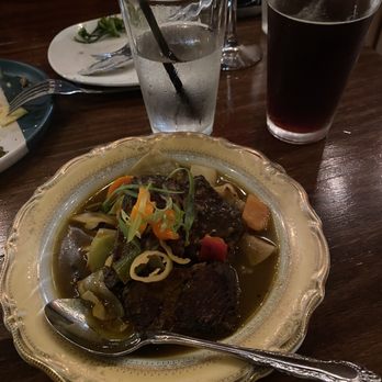 Odd Duck - Braised Beef Short Rib Carbonnade Flaman Plate - New American Near Me - Milwaukee, Wisconsin Odd Duck - Braised Beef Short Rib Carbonnade Flaman Plate - New American Near Me - Milwaukee, Wisconsin