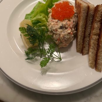 Bakfickan - ÖJEBY TOAST Toast with cryfish - Scandinavian Near Me - Stockholm, Alberta