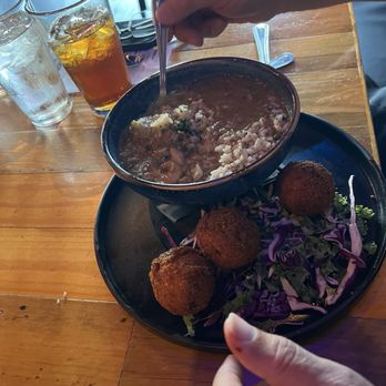 The Parish - Gumbo and hush puppies. Comes with 5 - Gastropubs Near Me - Tucson, Arizona The Parish - Gumbo and hush puppies. Comes with 5 - Gastropubs Near Me - Tucson, Arizona