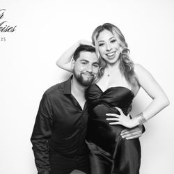 Haven Photobooth - Black & White Glam Photo booth and rental for a wedding in Riverside, CA