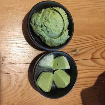 Kippo Ramen - Mochi! And green tea ice cream!!!!!! Heaven! Our server portioned the mochi to share! How sweet!!!! - Ramen Near Me - Baltimore, Maryland Kippo Ramen - Mochi! And green tea ice cream!!!!!! Heaven! Our server portioned the mochi to share! How sweet!!!! - Ramen Near Me - Baltimore, Maryland