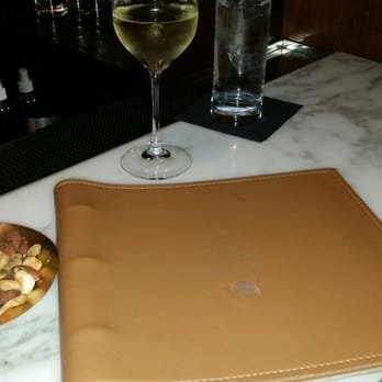 NoMI - Leather bound menu - Bars Near Me - Chicago, Illinois