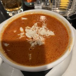 Jack's Restaurant - Roasted red pepper soup with crab meat