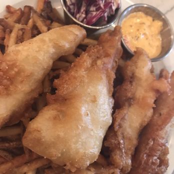 The Rarebit - Fish and chips. Fantastic! - New American Near Me - Charleston, South Carolina The Rarebit - Fish and chips. Fantastic! - New American Near Me - Charleston, South Carolina