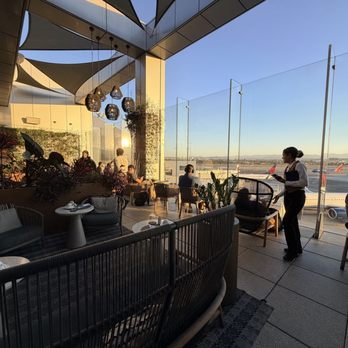 Delta One Lounge - Patio area - Airport Lounges Near Me - Los Angeles, California