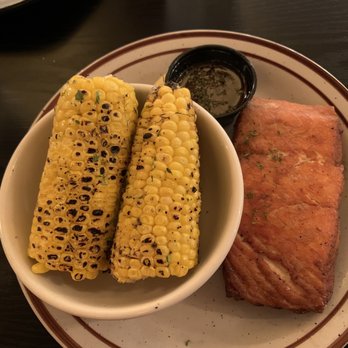 Backyard BBQ & Brew - Salmon and corn. - Barbeque Near Me - Surfside, Florida
