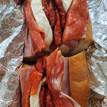 M & P Biancamano - a sandwich with meat and cheese - Grocery Near Me - Hoboken, New Jersey M & P Biancamano - a sandwich with meat and cheese - Grocery Near Me - Hoboken, New Jersey