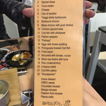Bairrices - Menu of 22 items Never had gizzards taste so good YUMMY - Portuguese Near Me - Lisbon, 11