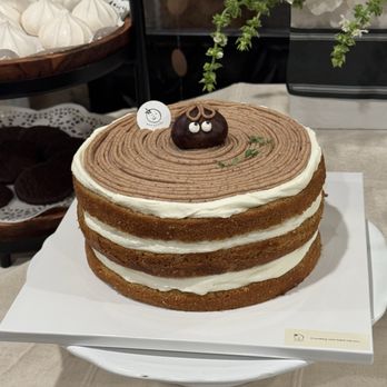 Harucake - Mont Blanc Chestnut Cake - Coffee & Tea Near Me - Los Angeles, California
