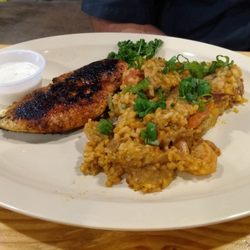 The Eagles Nest - Daily special. Blackened chicken and jambalaya
