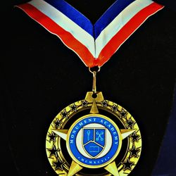 Eagle Engraving, Awards & Trophies - Medals are available in several sizes, with narrow or wide neck ribbons, display stands and gift boxes. Order the number you need 1-10,000.