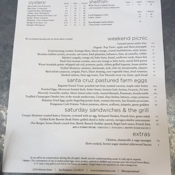 Foreign Cinema - Menu for Saturday brunch! - Breakfast & Brunch Near Me - San Francisco, California Foreign Cinema - Menu for Saturday brunch! - Breakfast & Brunch Near Me - San Francisco, California