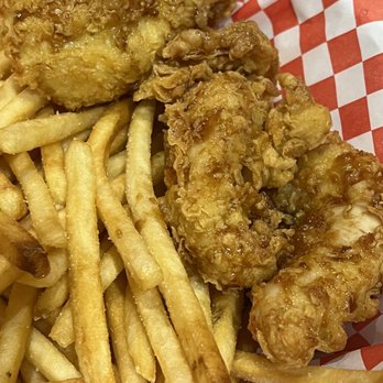 Momo Hotdog - soy garlic chicken tenders & fries! so good the chicken is juicy and the right amount of crunchy - Hot Dogs Near Me - Las Vegas, Nevada Momo Hotdog - soy garlic chicken tenders & fries! so good the chicken is juicy and the right amount of crunchy - Hot Dogs Near Me - Las Vegas, Nevada
