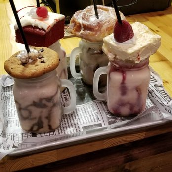 PHILLY 77 - Got a sweet tooth? Go ahead, try all the different and original milkshakes and even take the jar home!!! - Cheesesteaks Near Me - McAllen, Texas