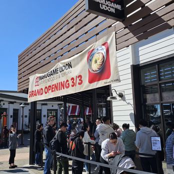 Marugame Udon - Grand opening line - Japanese Near Me - Alameda, California Marugame Udon - Grand opening line - Japanese Near Me - Alameda, California
