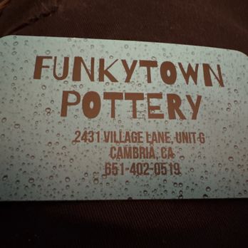 Funkytown Pottery - Card - Art Galleries Near Me - Cambria, California
