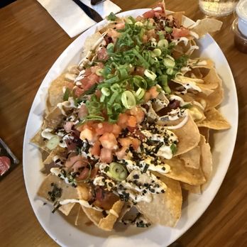 Hawaiian Style Cafe - Ahi Poke Nachos - Hawaiian Near Me - Hilo, Hawaii