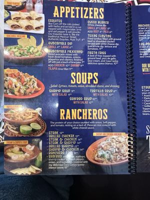 Menu photo 4 Casa Carlos Mexican Grill Texarkana, TX