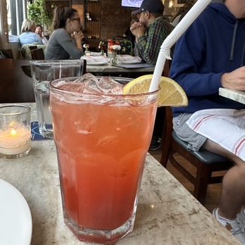 Molinari's - Strawberry Spritz Mocktail, highly recommended! - Pizza Near Me - Dorchester, Massachusetts