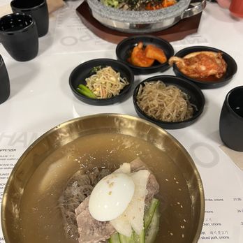 HamaHippo Korean Kitchen - Mul Naengmyun and dolsot bibim bap! - Korean Near Me - Fullerton, California