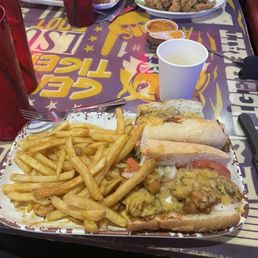 Daniels shrimp poboy Daniels shrimp poboy