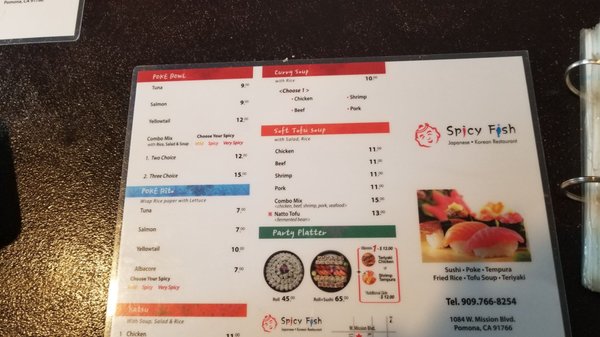 Menu photo 4 Spicy Fish Pomona, CA