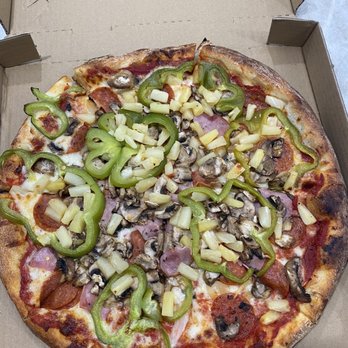Dino's Pizza - Dino's Special Pizza (Large), added pineapple - Pizza Near Me - Burbank, California Dino's Pizza - Dino's Special Pizza (Large), added pineapple - Pizza Near Me - Burbank, California
