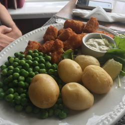 Hungry Trout - Scrumptious scampi.