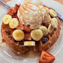 Fruit Waffle! Yum! Fruit Waffle! Yum!