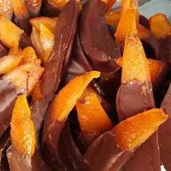 Chocolats Maya - Orangettes au chocolat bio, noir à 70 % de cacao