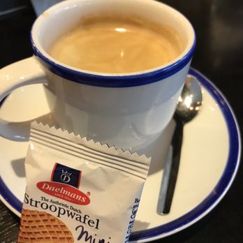 Tastes From The Lowlands - Coffee and baby stroopwaffel, careful, the stroop can fall in and drown. - Salad Near Me - Schiphol, New Hampshire Tastes From The Lowlands - Coffee and baby stroopwaffel, careful, the stroop can fall in and drown. - Salad Near Me - Schiphol, New Hampshire