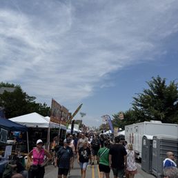 View half way through the fest.